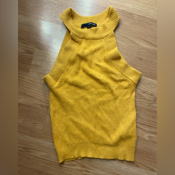 Tally Weijl Yellow Tank top Size Medium - Picture 1 of 3